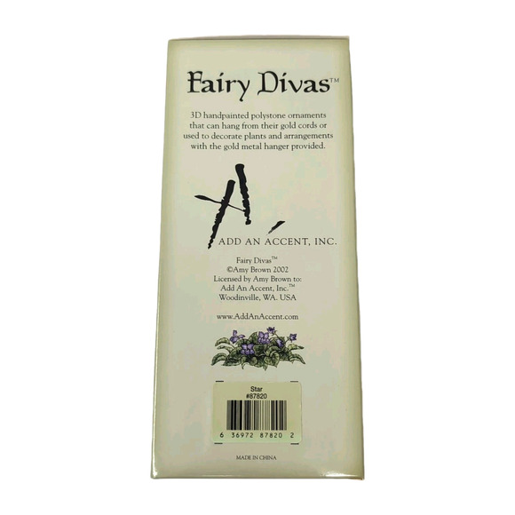 Fairy Divas Amy Brown STAR 87820 Fantasy Mythical Magic Hanging Figurine - Picture 6 of 9